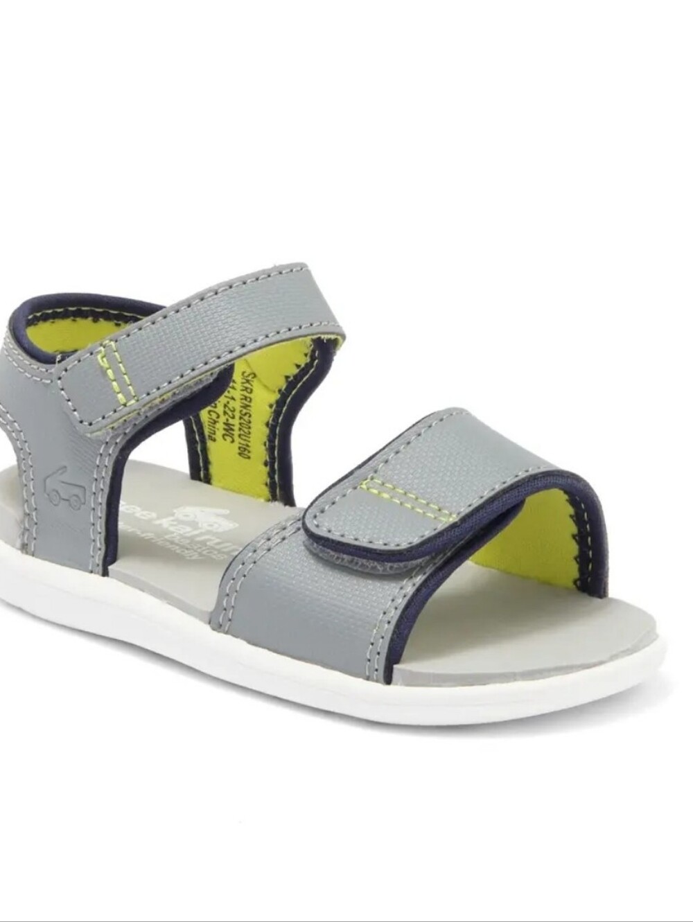 See Kai Run Logan Toddler Sandals in Gray Size 7 New